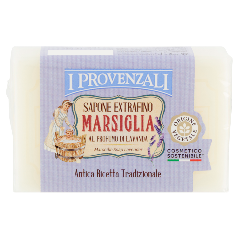 I Provenzali Sapone Extrafino Marsiglia al Profumo di Lavanda 150 g
