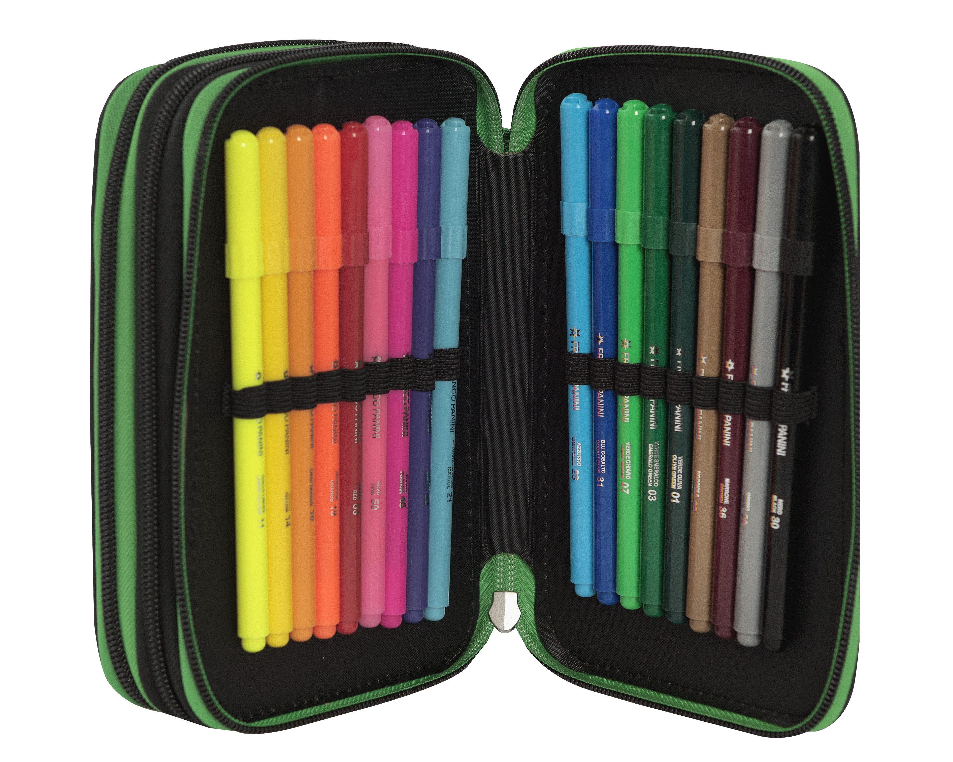Carrefour 8058263203760 astuccio per matita Astuccio portamatite Nero, Verde