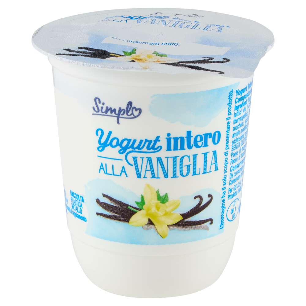 Simpl Yogurt intero alla Vaniglia 150 g