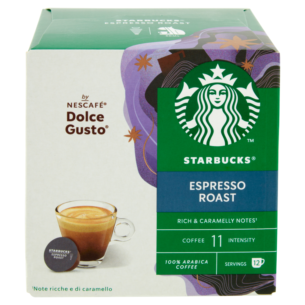 STARBUCKS Espresso Roast by Nescaf&eacute; Dolce Gusto Caff&egrave; 12 Capsule 66 g