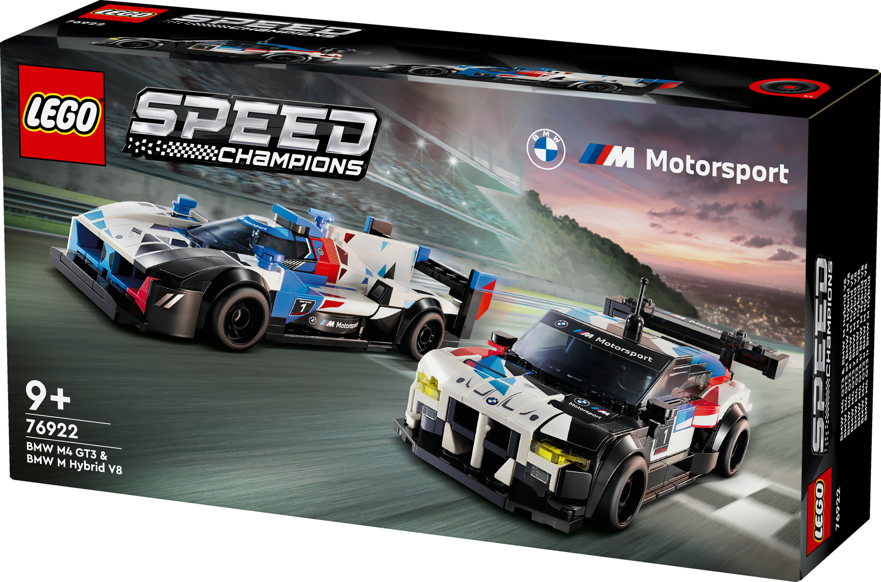 LEGO Speed Champions Auto da corsa BMW M4 GT3 e BMW M Hybrid V8