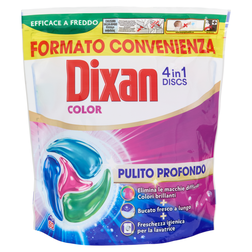 DIXAN Discs Color 50pz (825g)