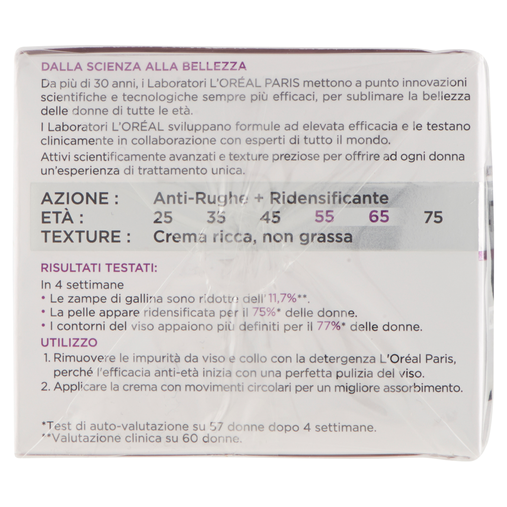 L'Oréal Paris Attiva Anti-Rughe 55+ Trattamento Riparatore Anti-Rughe Giorno e Notte 50 ml