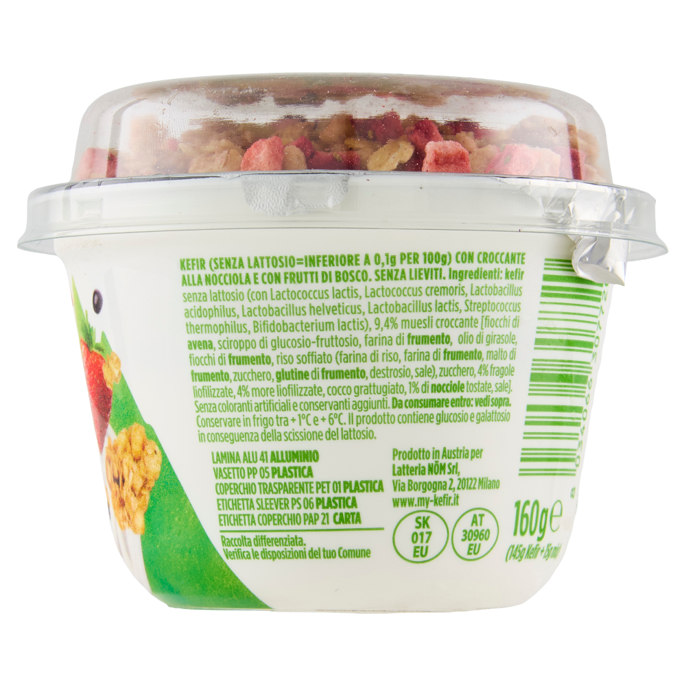 Milk Kefir Muesli e frutti di bosco 160 g Carrefour
