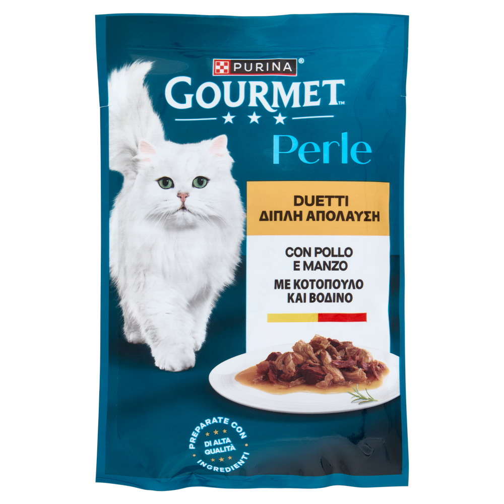 PURINA GOURMET Perle Duetti con Pollo e Manzo 85g