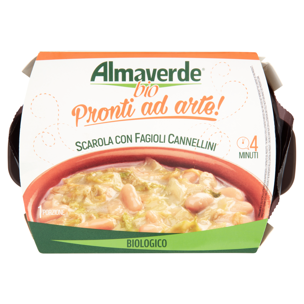 Almaverde bio Pronti ad arte! Scarola con Fagioli Cannellini 310 g