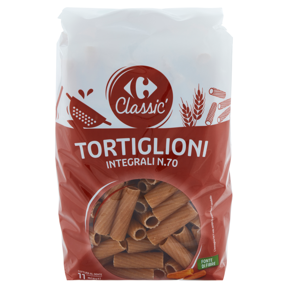 Carrefour Classic Tortiglioni Integrali N.70 500 g
