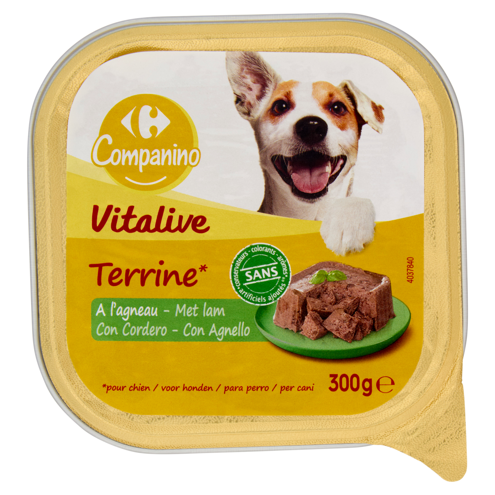 Carrefour Companino Vitalive Terrine* con agnello 300 g