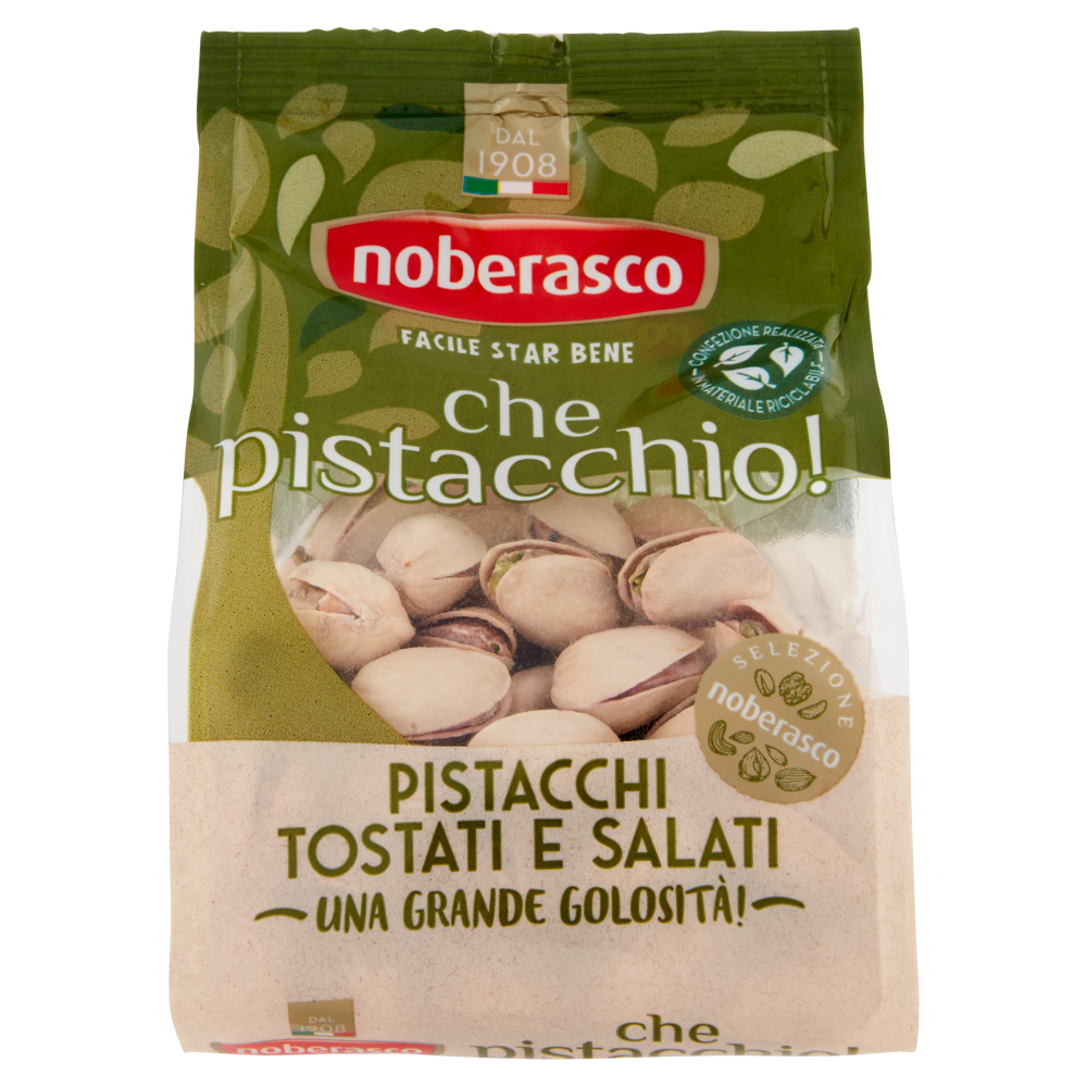 noberasco che pistacchio! Pistacchi Tostati e Salati 200 g