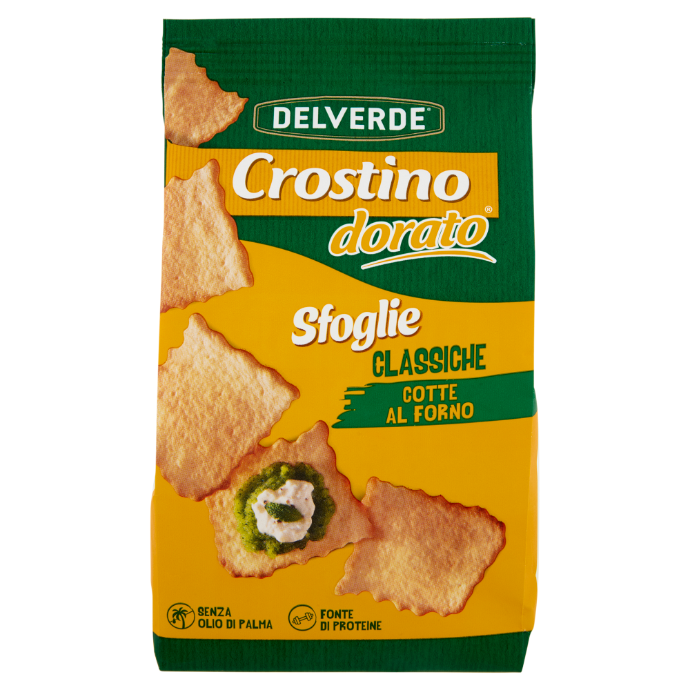 Delverde Crostino dorato Sfoglie Classiche 180 g