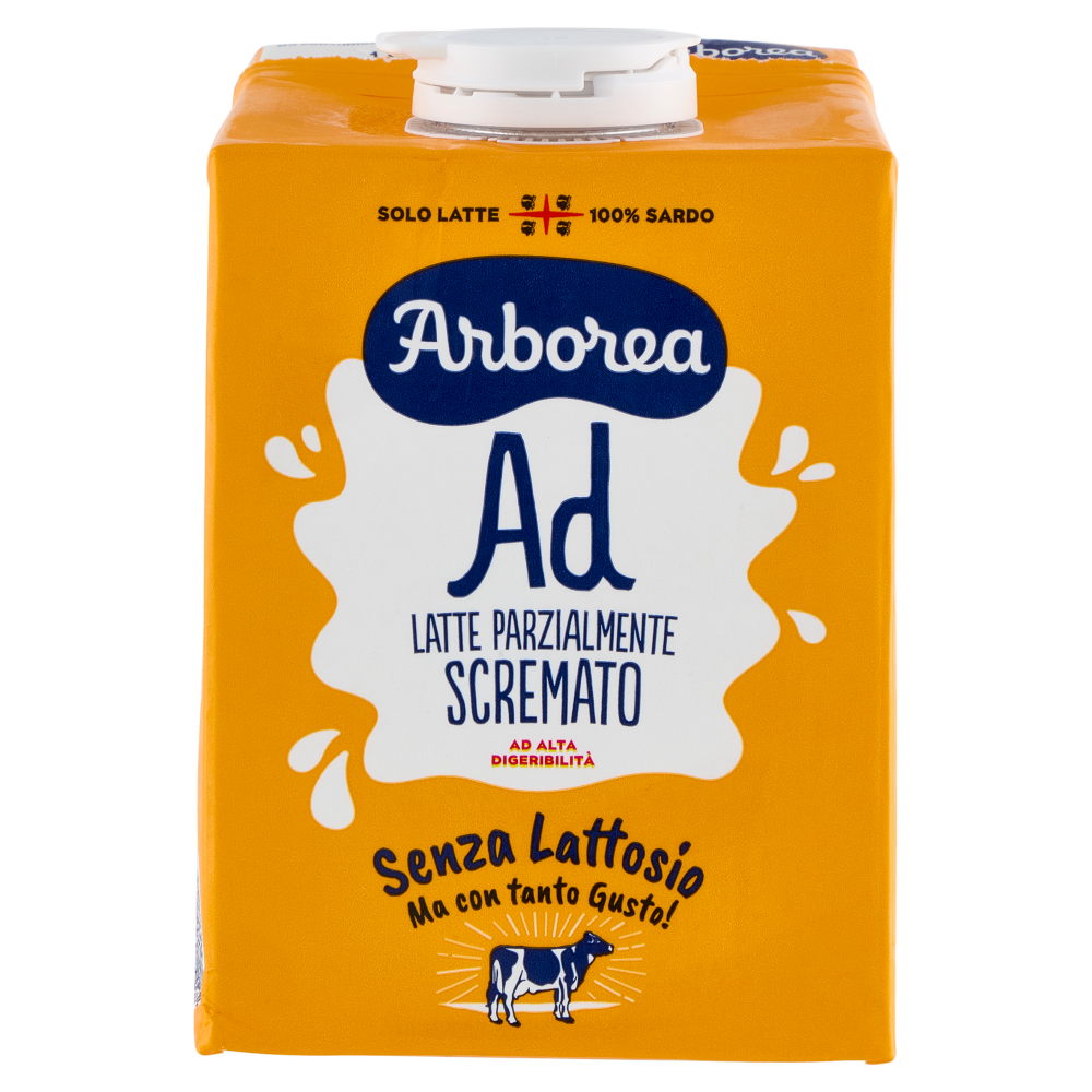 Arborea Ad Latte Parzialmente Scremato ad Alta Digeribilit&agrave; Senza Lattosio 500 ml