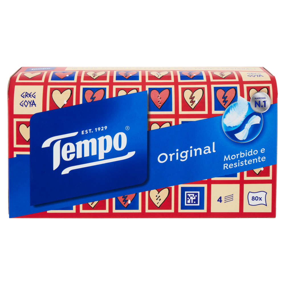 Tempo Original Fazzoletti 4 veli 80 pz Box