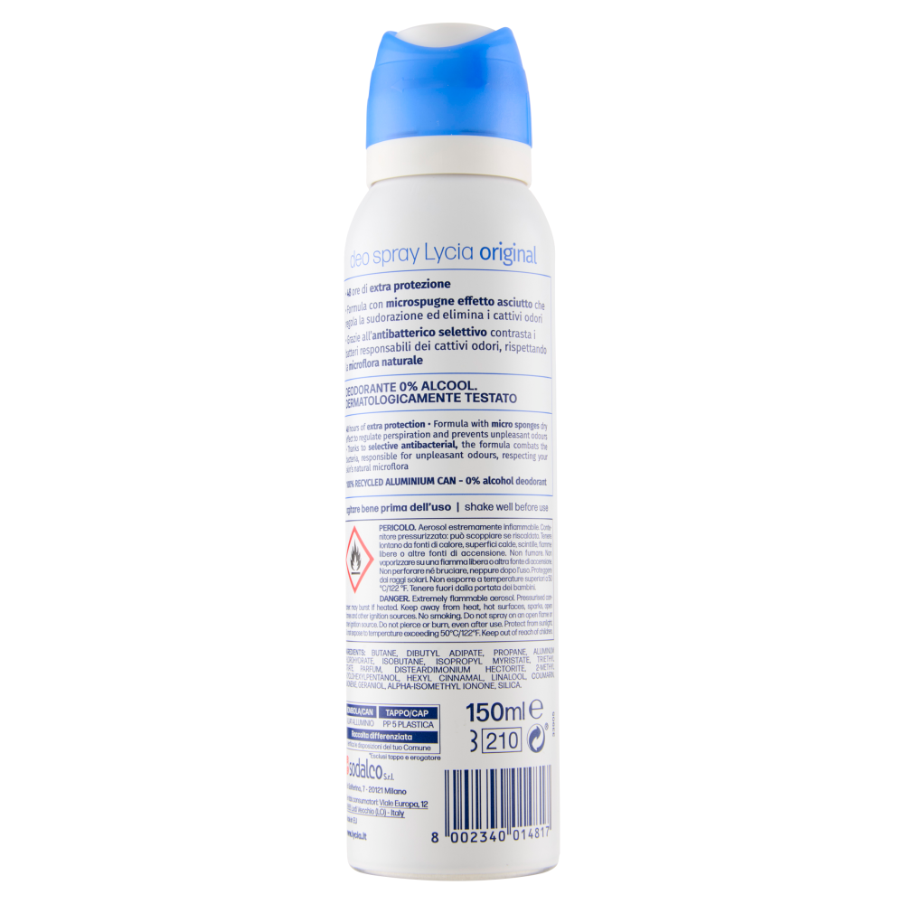 Lycia original deo spray 150 ml