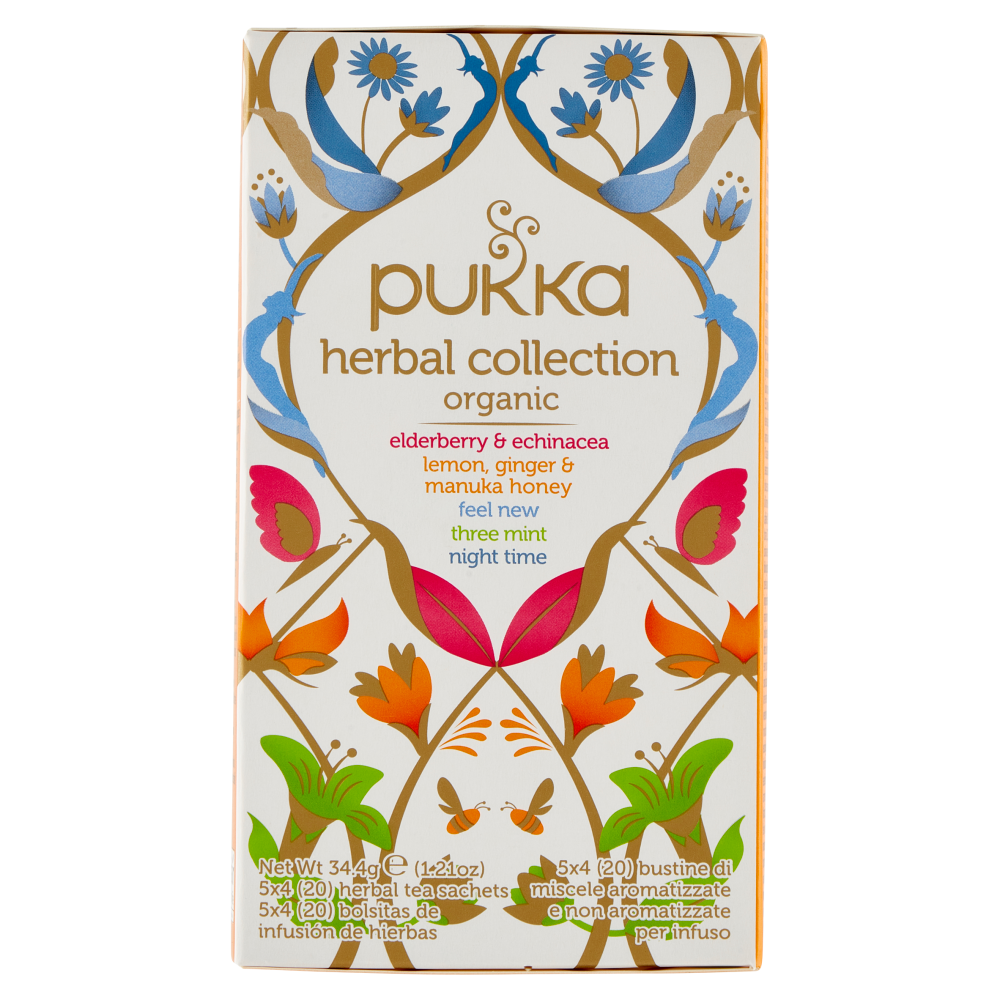 pukka herbal collection organic 5 x 4 bustine 34,4 g