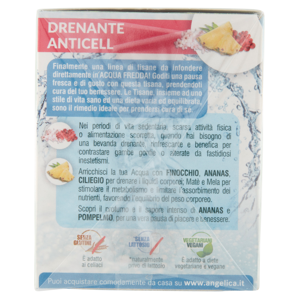 L'Angelica Tisana a Freddo Drenante Anticell 18 Filtri 36 g