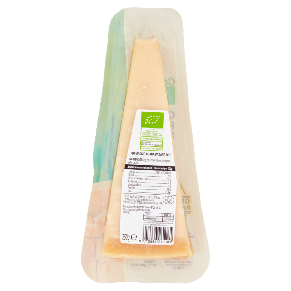Carrefour Bio Grana Padano DOP 250 g