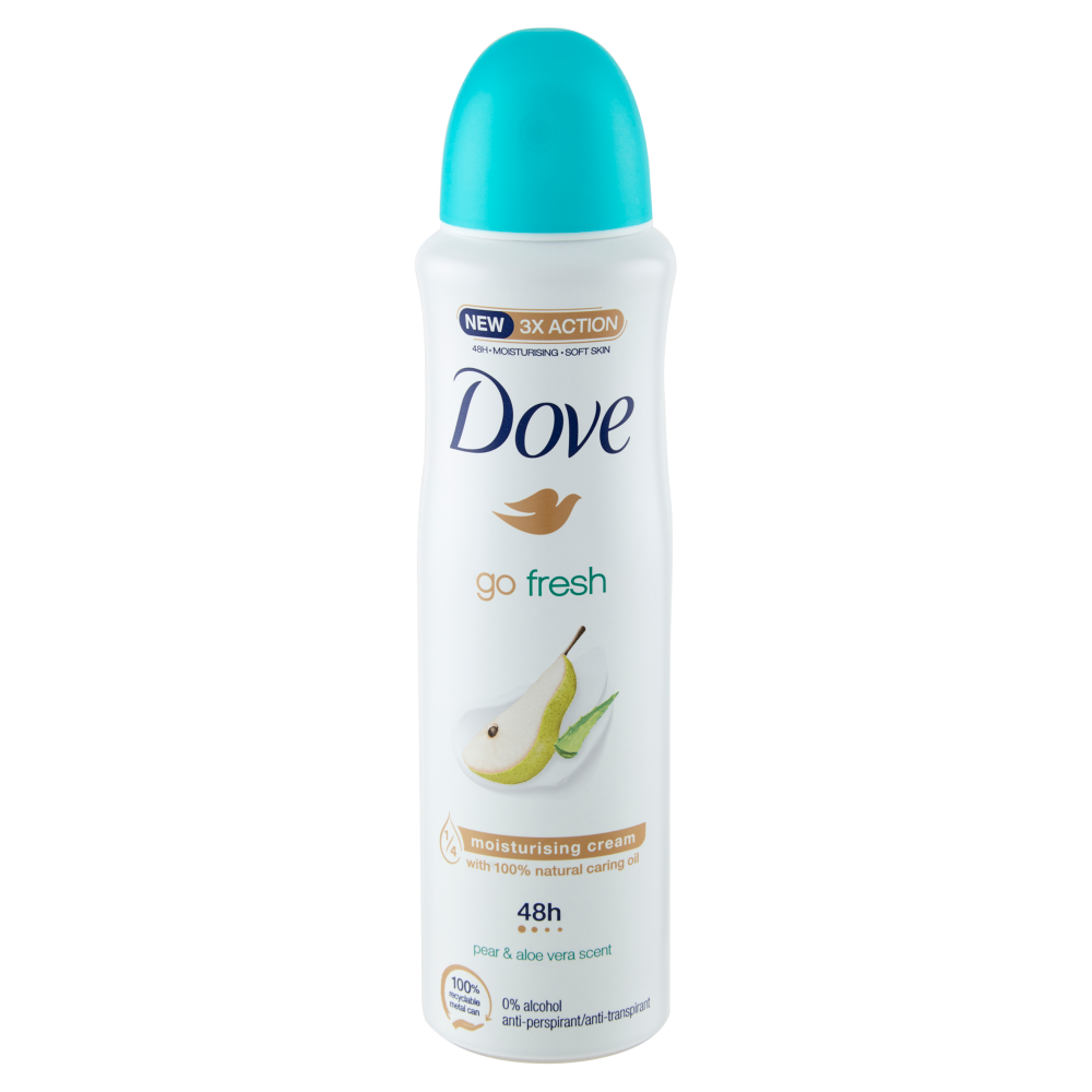 Dove go fresh pear & aloe vera scent anti-perspirant 150 ml
