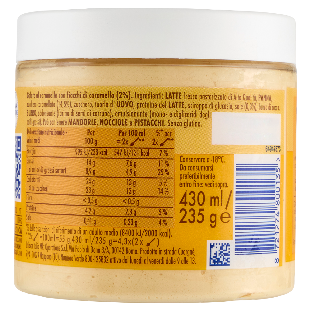 Grom Caramello Salato Vivace 235 g