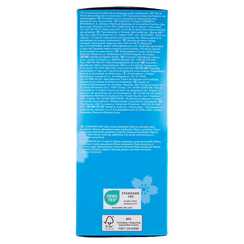 Carefree Cotton Feel* Normal Senza Profumo Salvaslip 44 pz