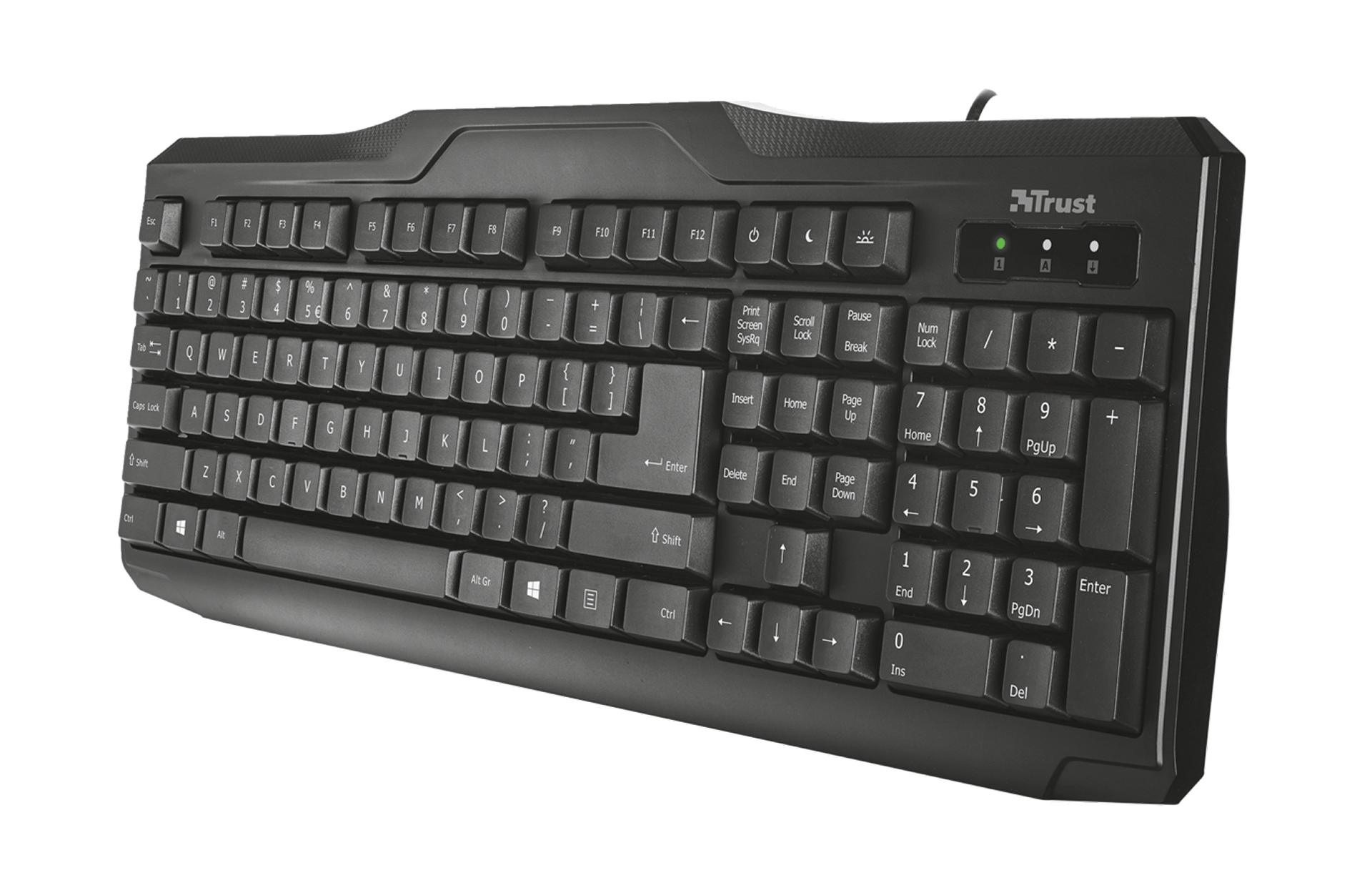 Trust CLASSICLINE KEYBOARD IT tastiera Universale USB QWERTY Nero