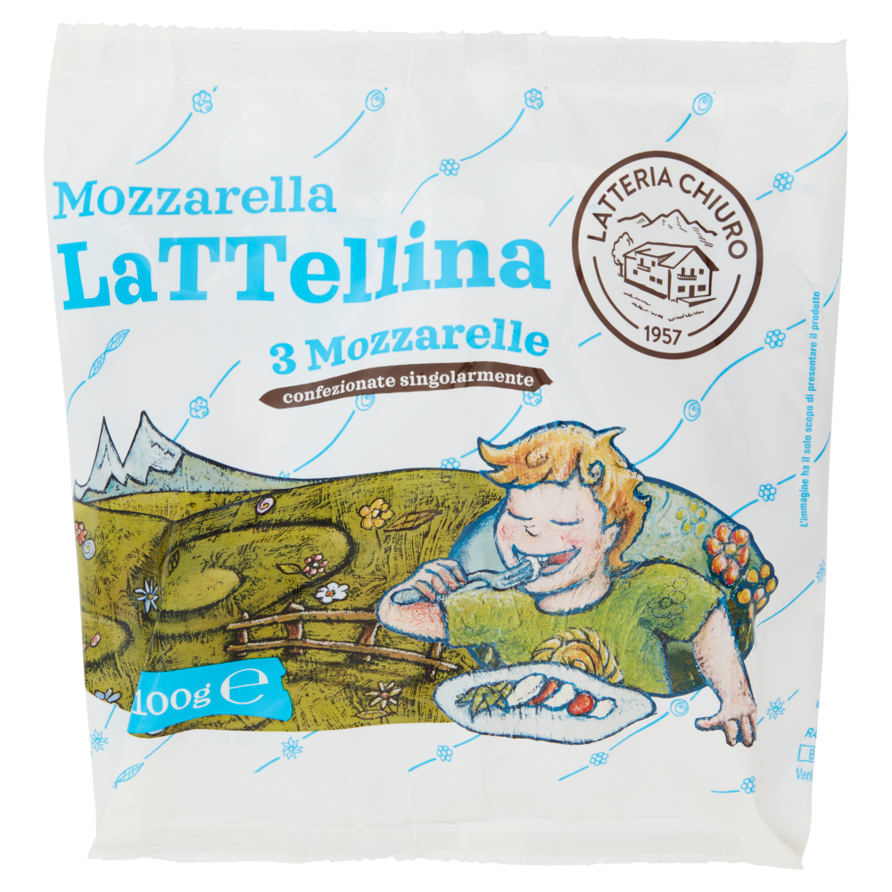Latteria Chiuro Mozzarella LaTTellina 3 x 100 g