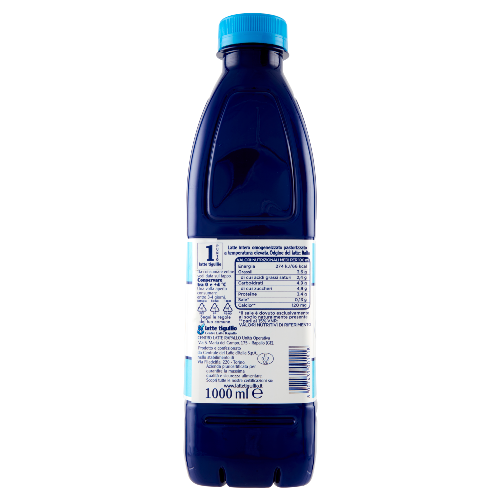 latte tigullio Intero 1000 ml