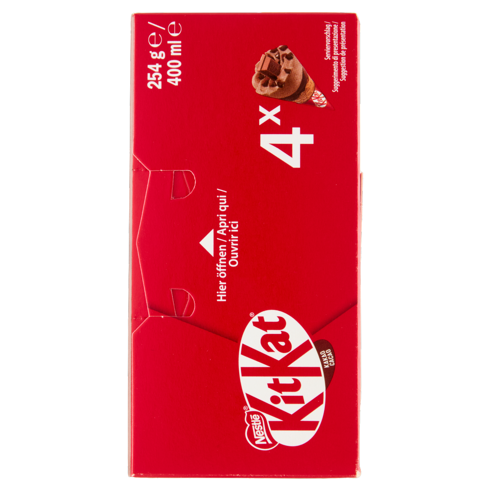 KITKAT Cono al Cacao 4x63,5g