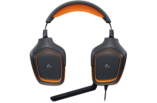 Logitech G G231 Prodigy Gaming Headset Auricolare Cablato A Padiglione Nero, Arancione
