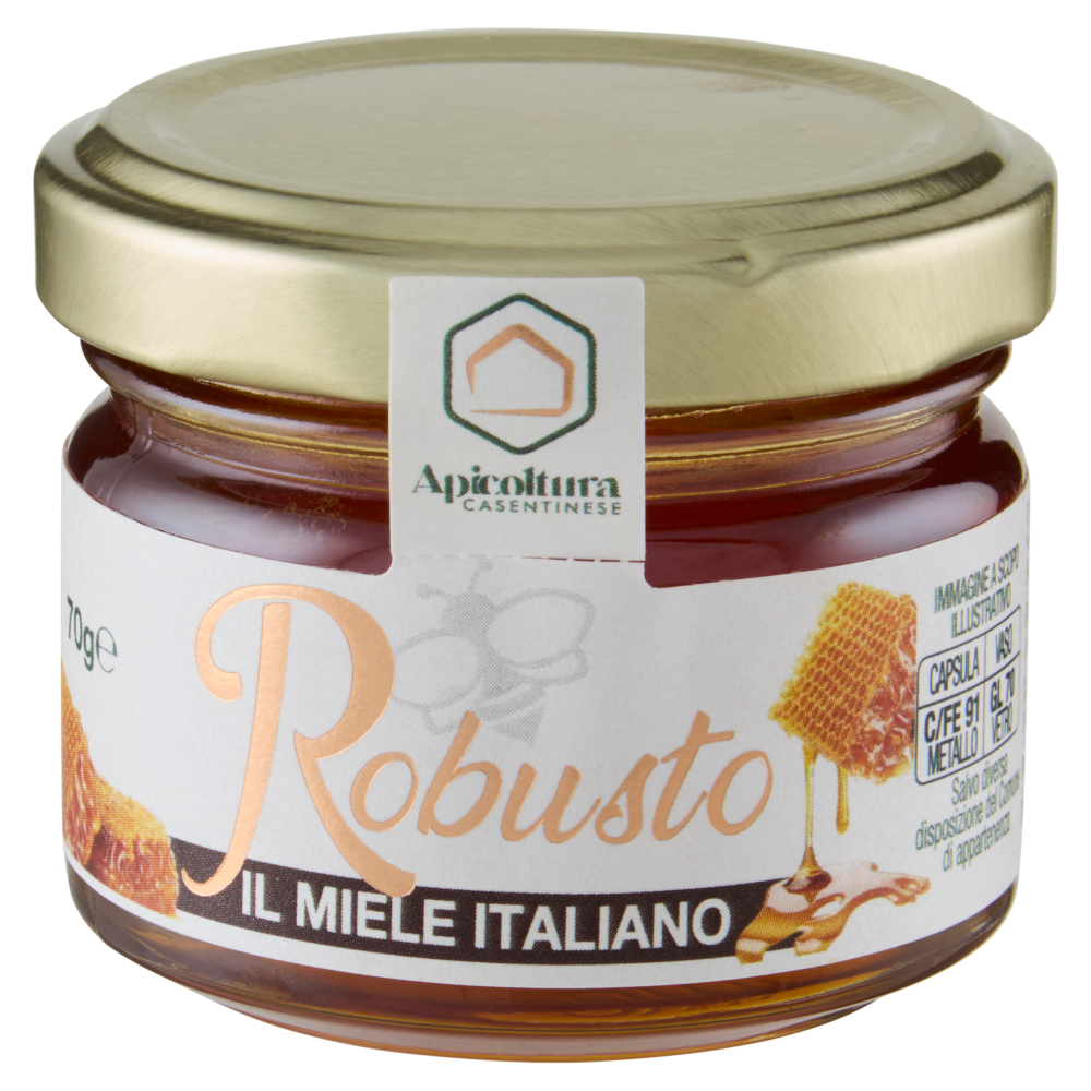 Apicoltura Casentinese Robusto il Miele Italiano 70 g