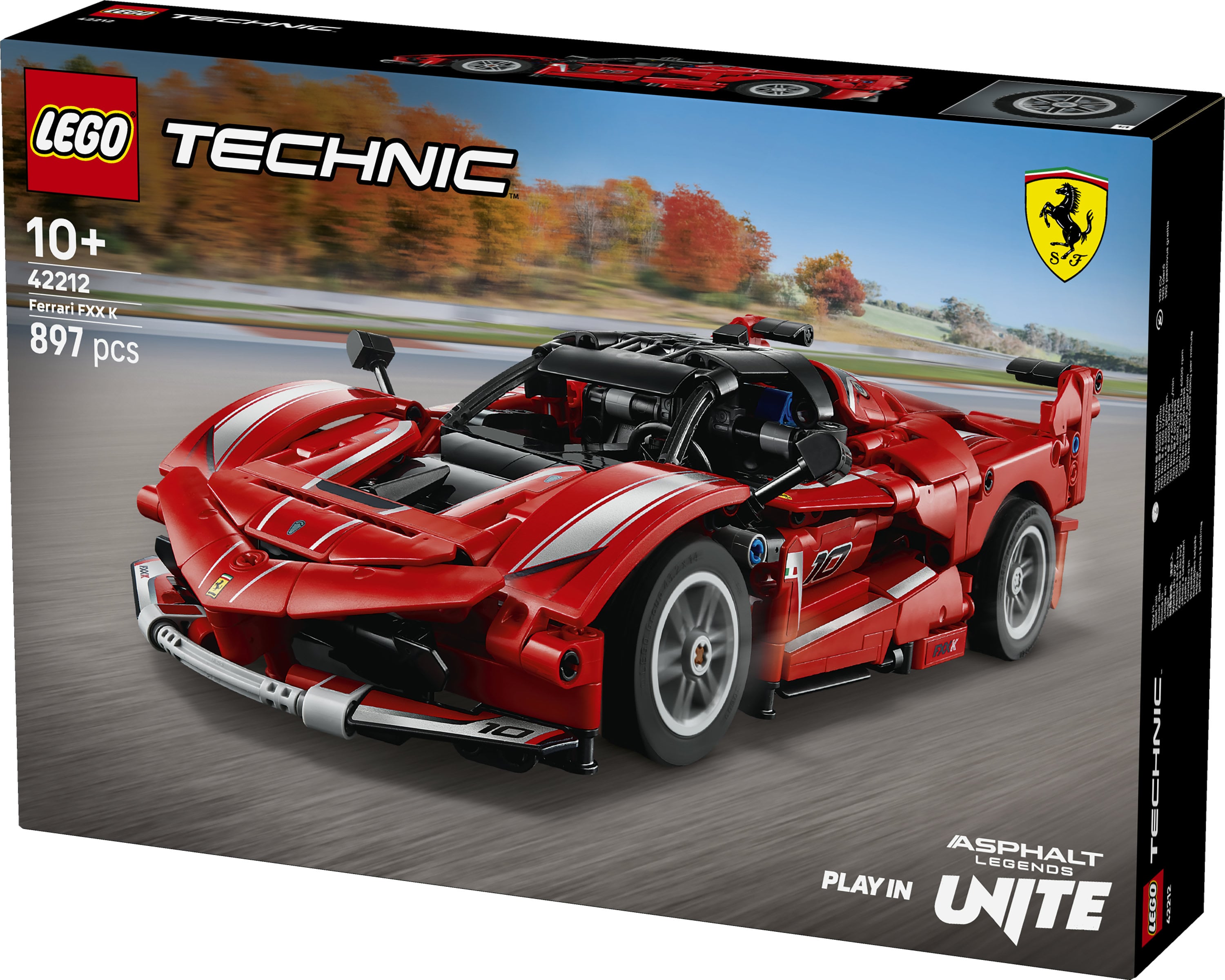 LEGO Technic 42212 Ferrari FXX K, Macchina Giocattolo da Esposizione con Motore V12 con Pistoni Mobili, Idea Regalo 10+ Anni