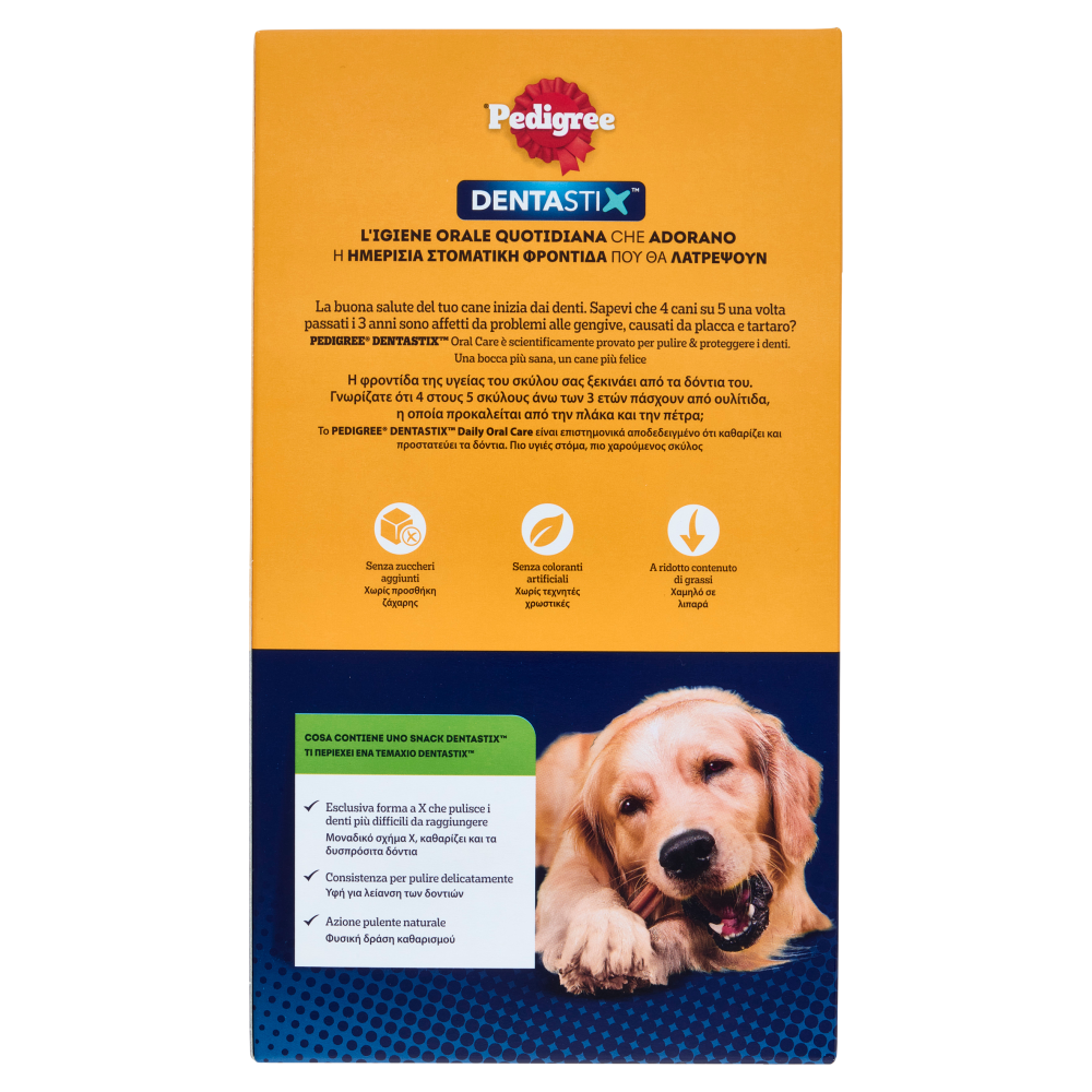 Pedigree Dentastix Snack per igiene orale Cane Grande 21 Pezzi 810 g