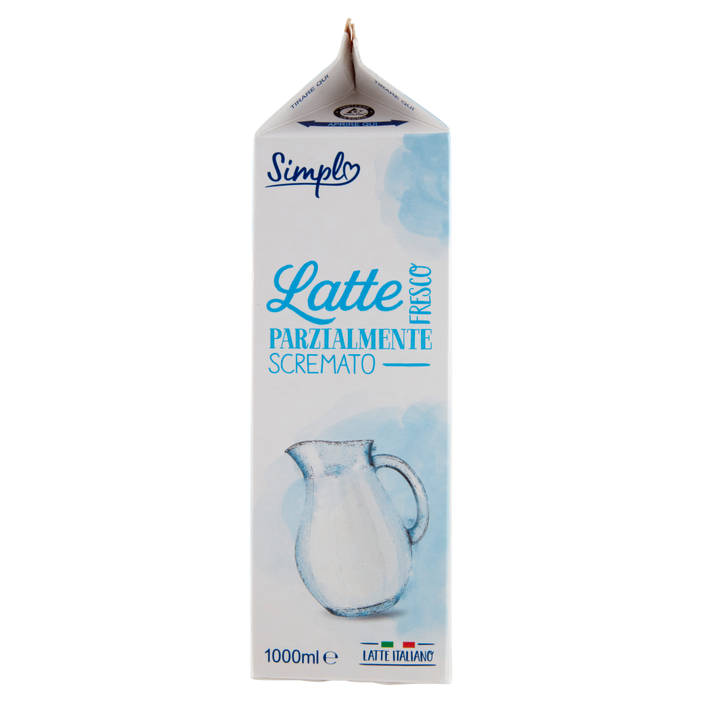 Simpl Latte Parziamente Scremato Fresco 1000 ml