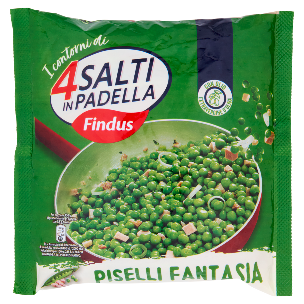 4 Salti in Padella Findus Piselli Fantasia 450 g