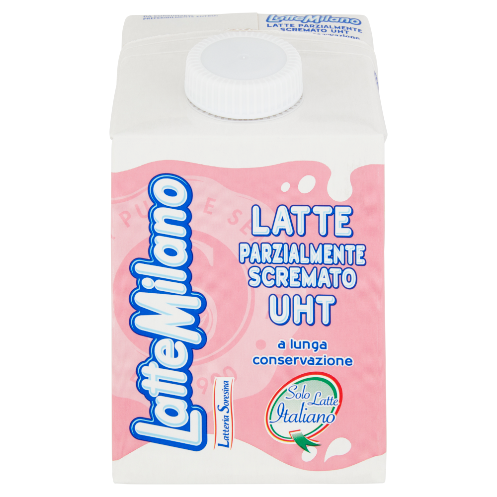 Latte Milano Latte Parzialmente Scremato UHT a lunga conservazione 500 ml