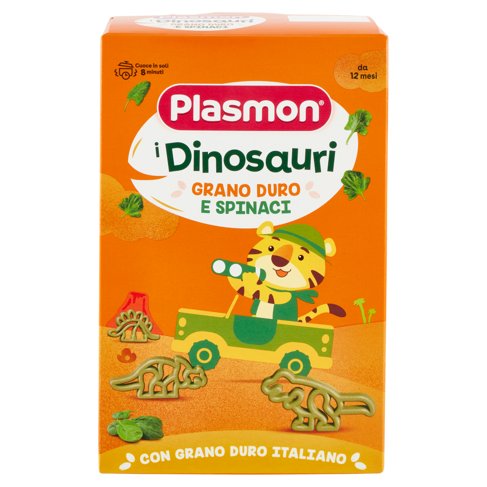 Plasmon i Dinosauri Grano Duro e Spinaci 250 g