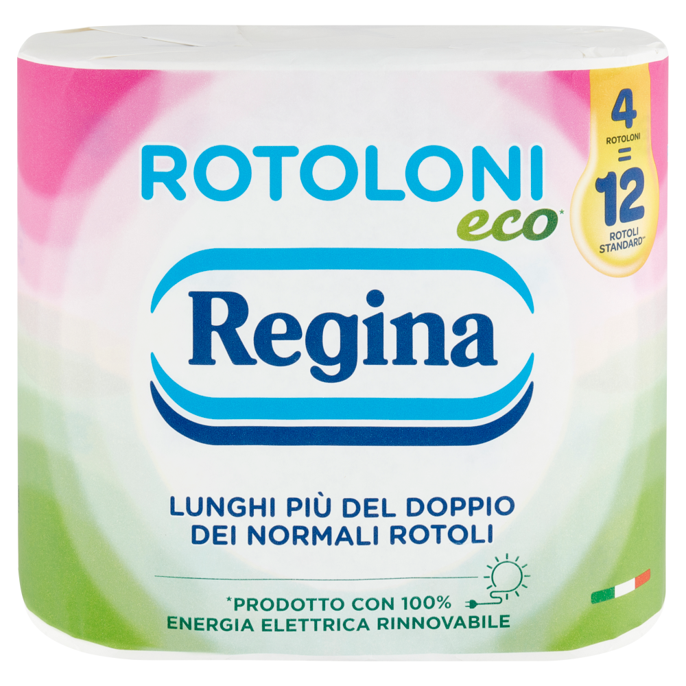 Rotoloni Regina Eco carta igienica 4 rotoli