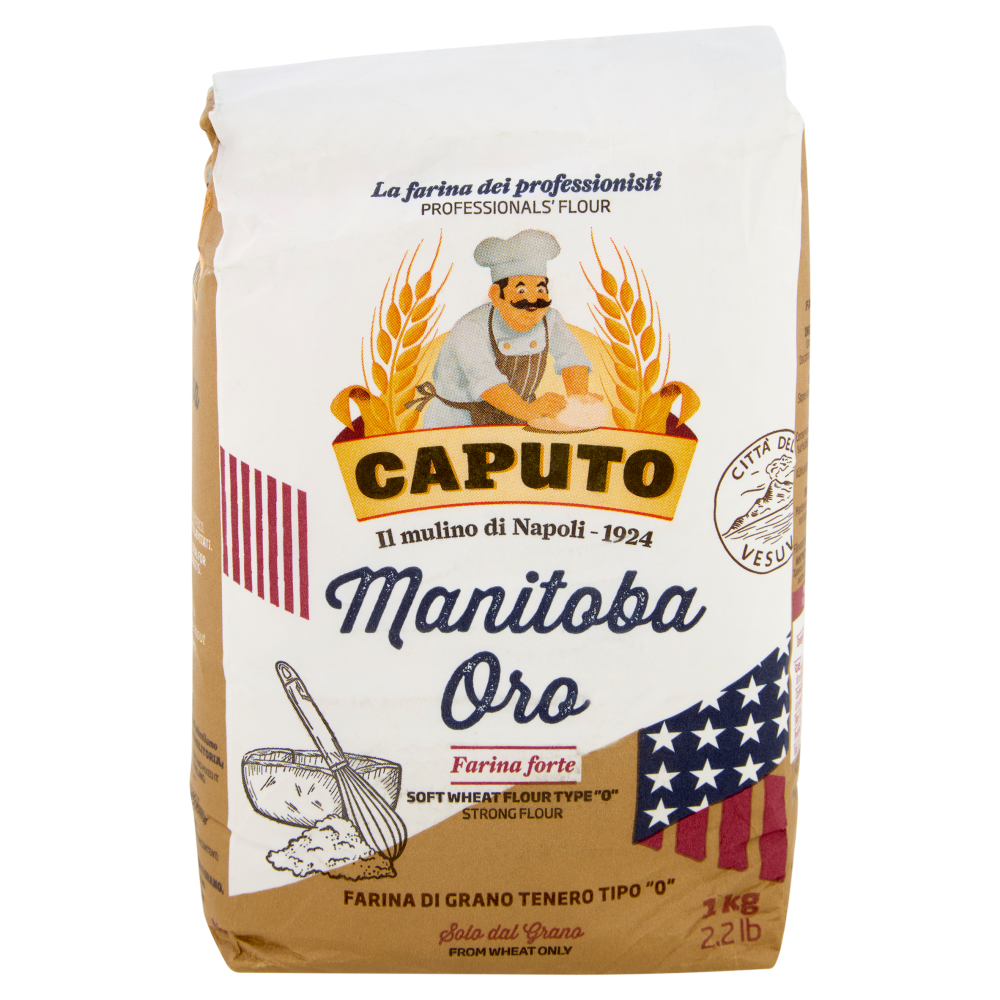 Caputo Manitoba Oro Farina di Grano Tenero Tipo "0" 1 Kg
