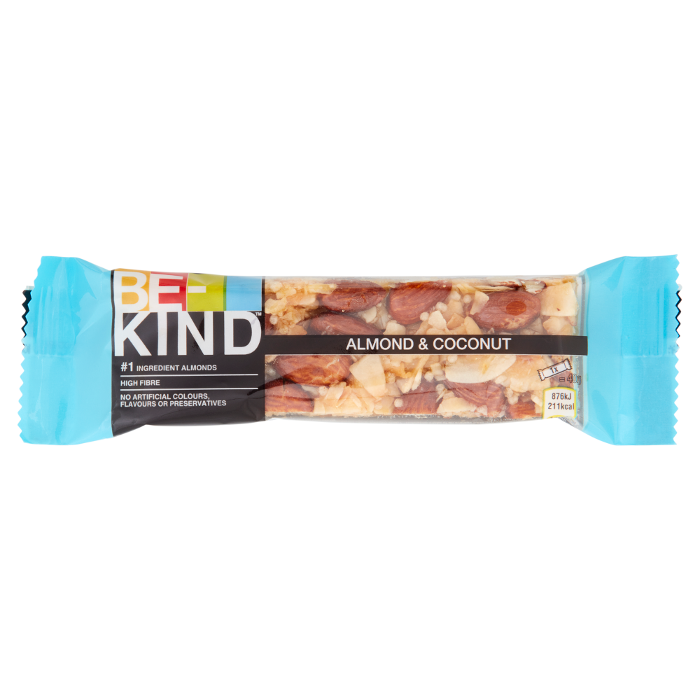Be-Kind Barretta Mandorle e Cocco 40 g