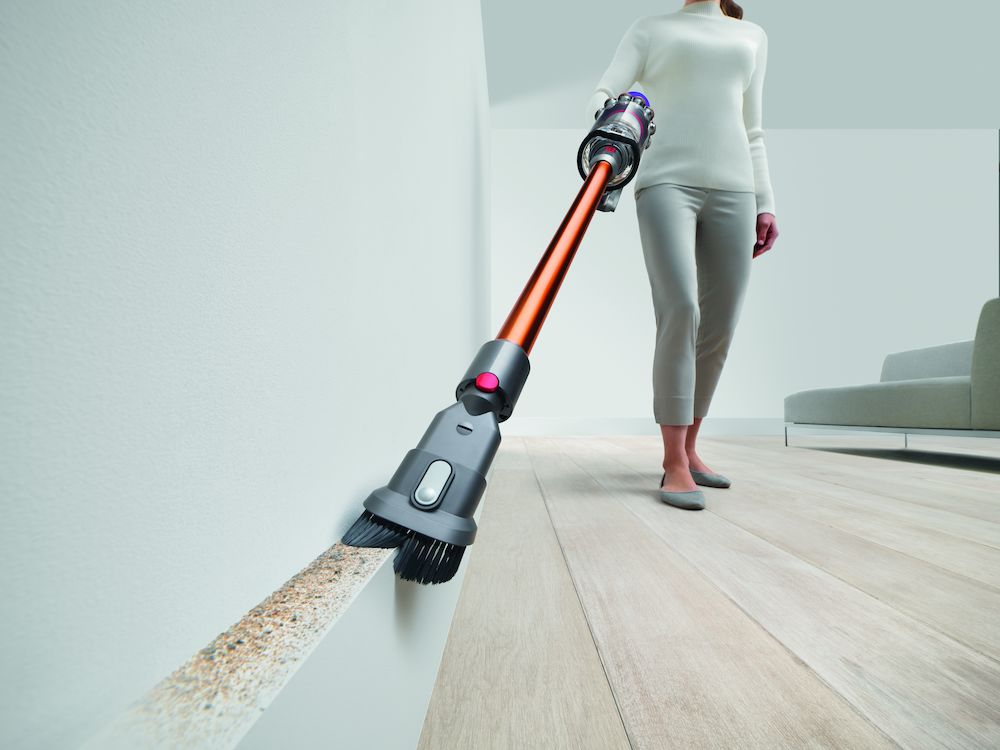 Dyson V10 Absolute Aspirapolvere a bastone 2 in 1 Batteria Secco Senza sacchetto 0,76 L Rame, Nichel