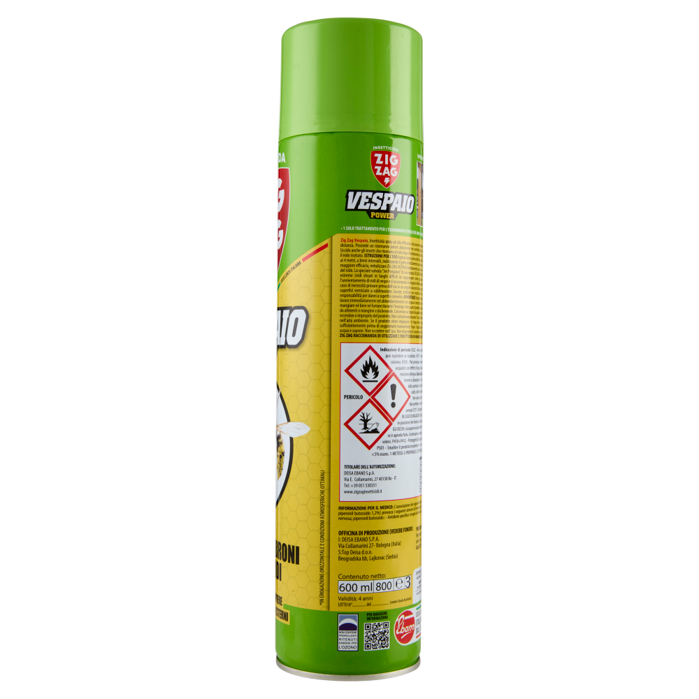 Zig Zag Insetticida Vespaio Power 600 ml