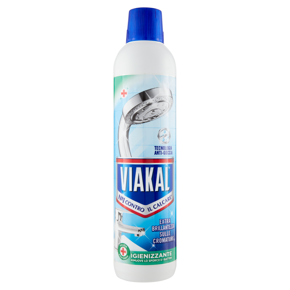 Viakal Detersivo Anticalcare Bagno e Cucina Igienizzante Liquido 750 ml