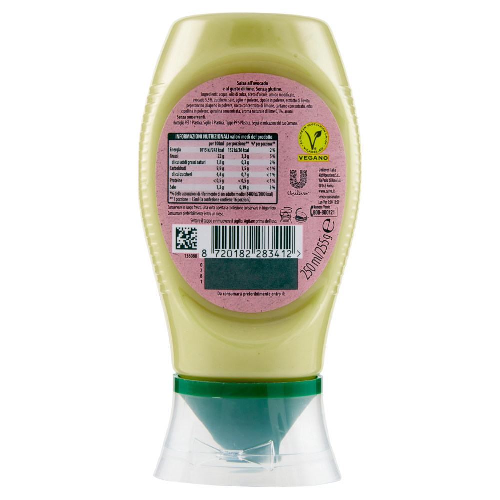 Calvé Avocado & Lime 250 ml