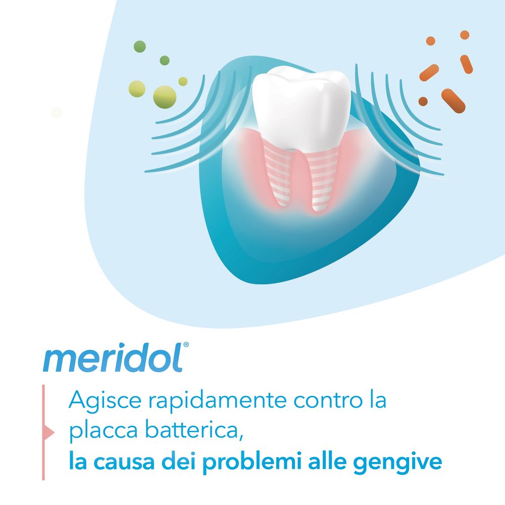 meridol dentifricio Protezione Gengive con effetto antibatterico 75 ml