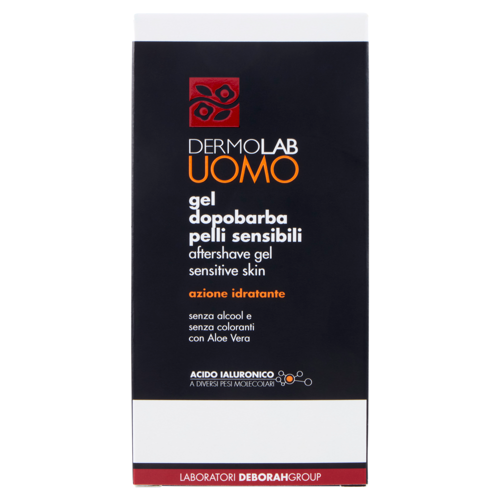 Dermolab Uomo gel dopobarba pelli sensibili 120 ml