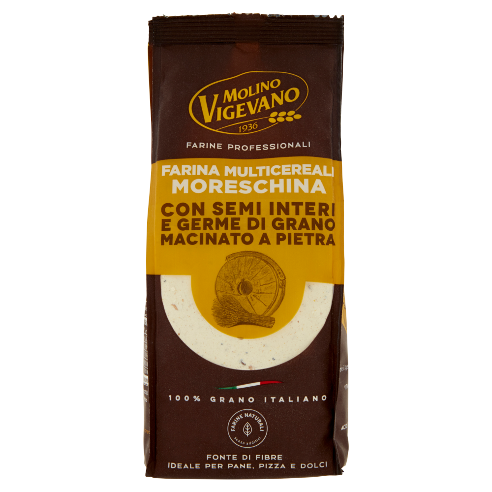 Molino Vigevano Farine Professionali Farina Multicereali Moreschina 500 g