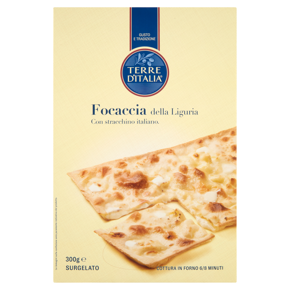 Terre d'Italia Focaccia della Liguria Surgelato 300 g