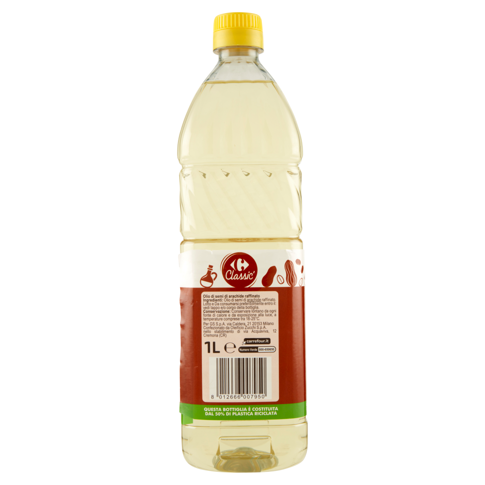 Carrefour Classic Olio di Semi di Arachide 1 L