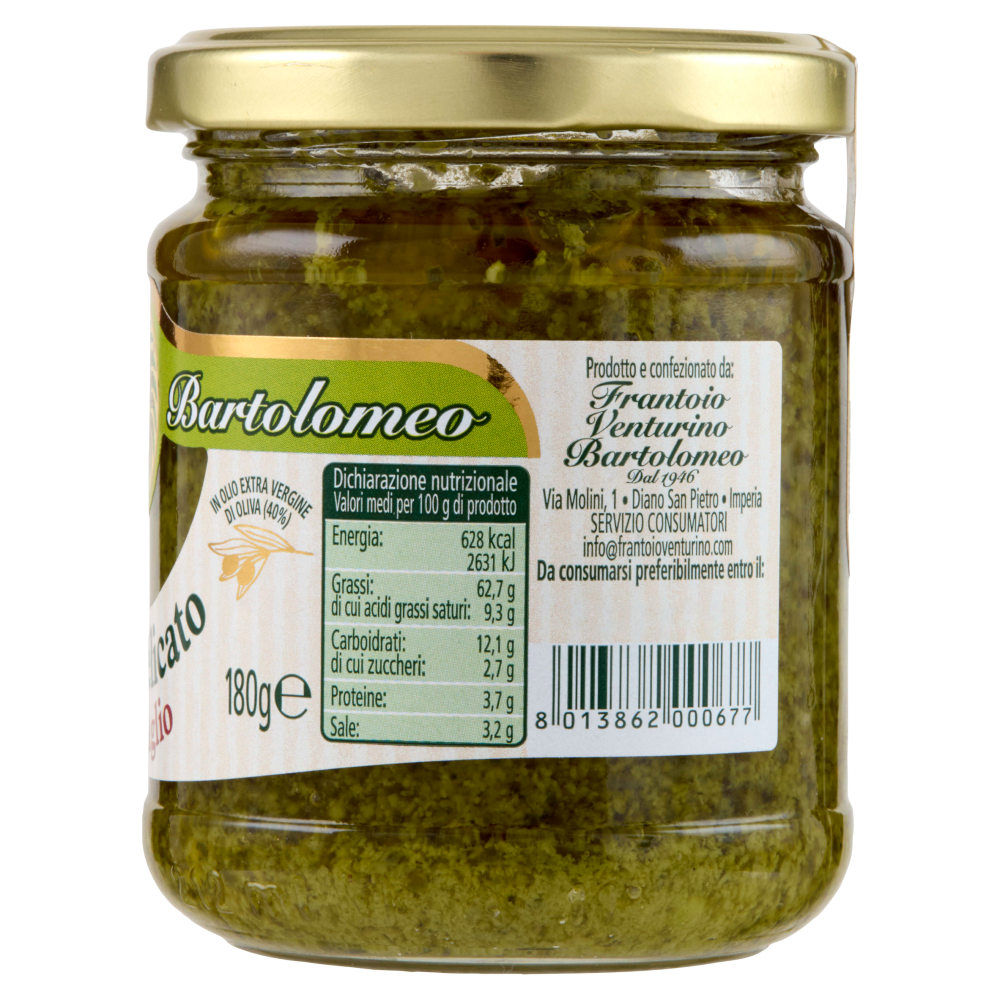Venturino Bartolomeo Pesto Delicato Senza Aglio 180 g