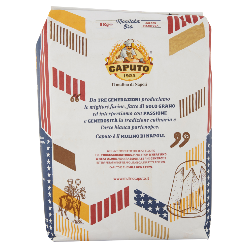 Caputo Manitoba Oro Farina di Grano Tenero Tipo "0" 5000 g