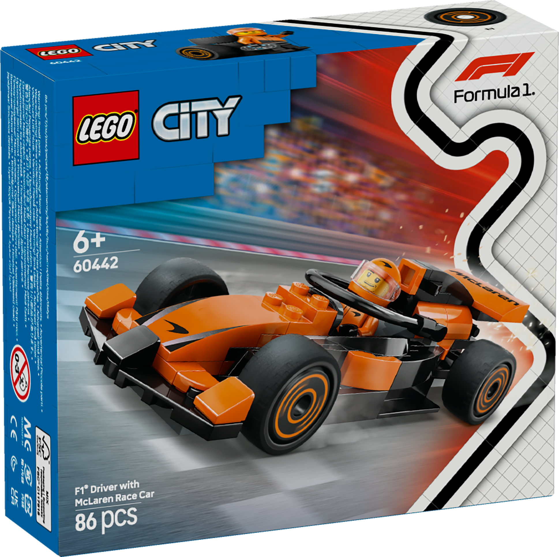 LEGO City Pilota e monoposto McLaren F1&reg;